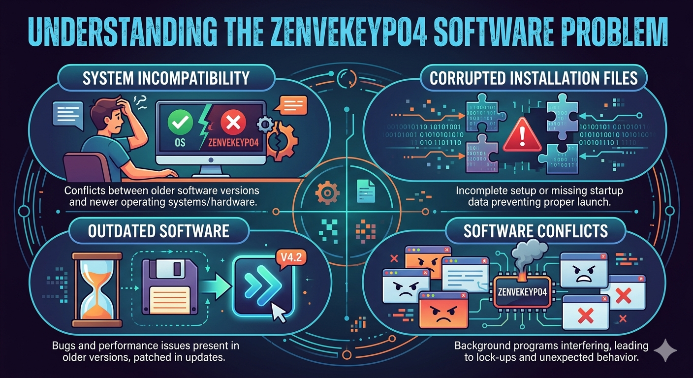 Zenvekeypo4 Software Problem