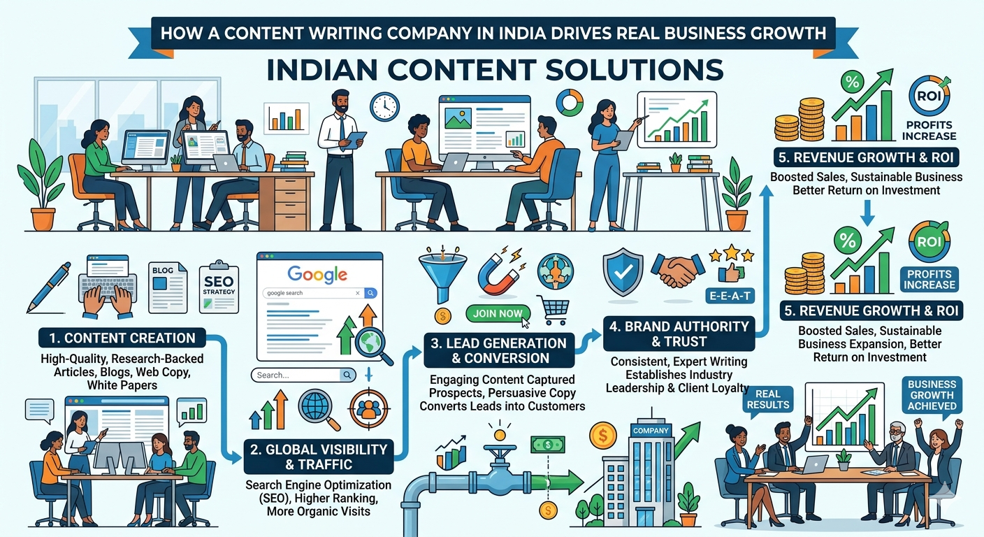 How a Content Writing Company in India Drives Real Business Growth