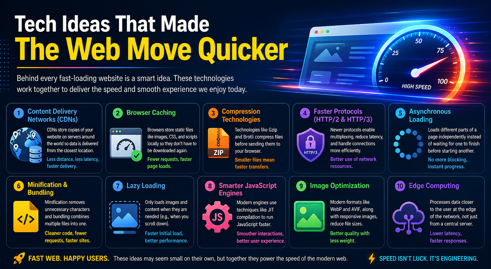 Tech Ideas That Made the Web Move Quicker