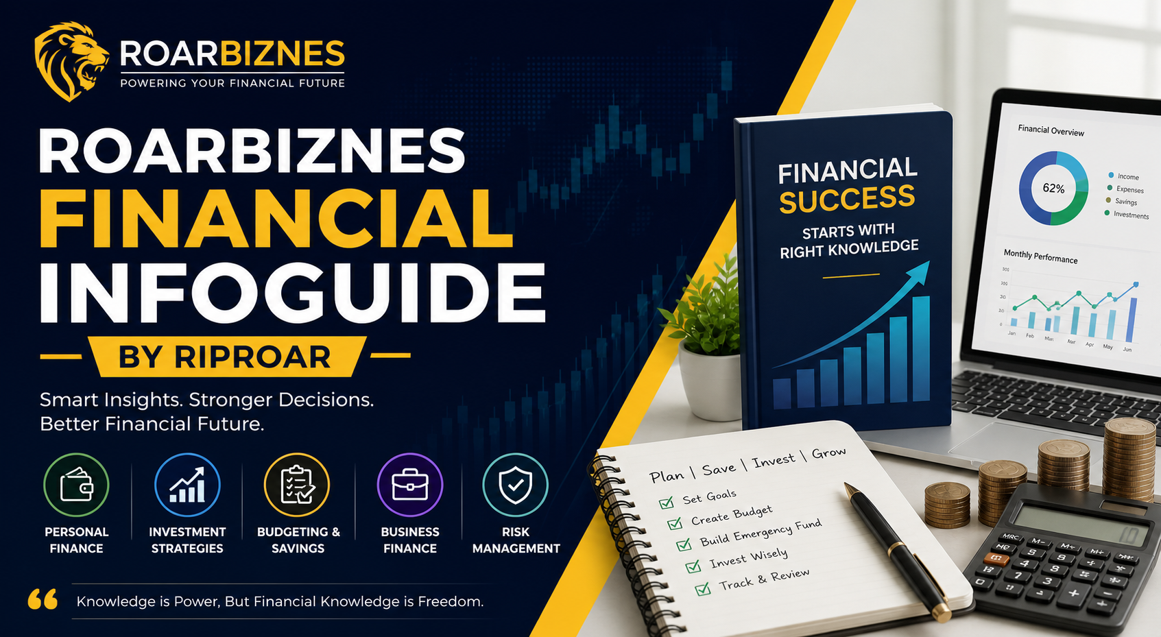 Roarbiznes Financial Infoguide by Riproar