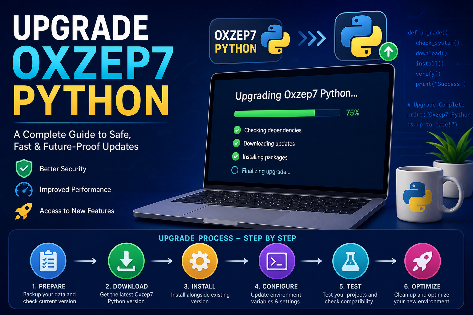 Upgrade Oxzep7 Python